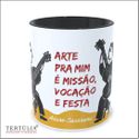 CANECA ARIANO SUASSUNA - Preta