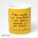 CANECA CORA CORALINA PROFESSOR - Branca