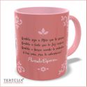 CANECA FLORBELA ESPANCA- Rosa