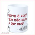 CANECA NOEL ROSA PALPITE INFELIZ - Branca