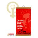 FLÂMULA ROSA LUXEMBURGO - Vermelha