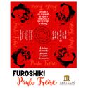 FUROSHIKI FREIRE - VERMELHO- 70x70cm 