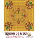 Toalha de Mesa Cora Coralina - Mostarda