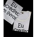 BABYLOOK EU ACREDITO EM LIVROS - Branca