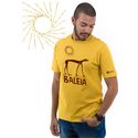 Camiseta Graciliano Ramos Baleia - Mostarda