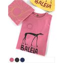 Camiseta Baleia - Goiaba