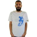 Camiseta Ogum Branca e Azul