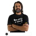 Camiseta Renato Russo - Que país é esse? Preta