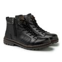 Bota Vacanza em Couro - Preto