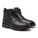 Bota Masculina Londres em Couro Legitimo - Preto