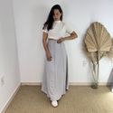 Saia Longa Leticia-Cinza