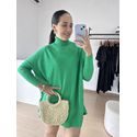 Vestido Feminino Poncho Modal- Verde 