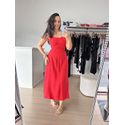 Vestido Midi Amelia- Vermelho