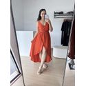 Vestido Izabelle -Telha