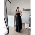 Vestido Longo Veneza- Preto