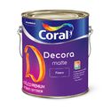 Tinta acrílica fosco 3,6L Coral Decora Matte