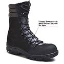 Bota Coturno Militar Tático Unisex Couro Macio