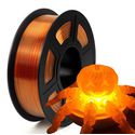 Filamento PETG Sunlu 1.75mm 1kg Laranja Transparente