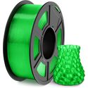 Filamento PLA+ Sunlu 1.75mm 1kg - Verde Transparente