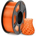 Filamento PLA+ Sunlu 1.75mm 1kg - Laranja Transparente
