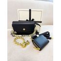Kit Bolsa Porta cartão e chaveiro preto