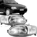 Farol Escort Zetec 1997 Em Diante Carcaça Cinza 