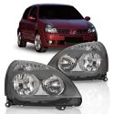 Farol Clio 2004 a 2012 Máscara Cinza
