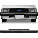 Parachoque Dianteiro Chevette 1987 Em Diante C/ Alma Preto 