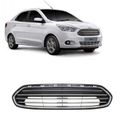 Grade Ford Ka+ 2015 á 2018 Preto C/ Moldura Cromado 