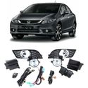 Farol de Milha Honda New Civic 2015 e 2016 Botão Modelo Universal Jogo 