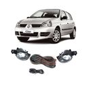 Farol de Milha Clio 2004 á 2012 Botão Universal 