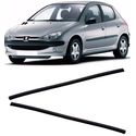 Borracha Guarnição Pestana Peugeot 206 e 207 4 Portas Interna Traseira 