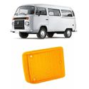 Lente de Lanterna Kombi Clipper 1998 Em Diante Ambar Dianteiro 