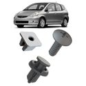 Kit de Fixação do Parachoque Honda Fit 2004 á 2008 Dianteiro C/ 14 Peças