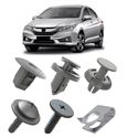 Kit de Fixação do Para Barro Honda City 2012 á 2014 Dianteiro C/ 19 Peças