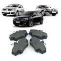 Pastilha de Freio Clio 2000 a 2012 Sandero e Logan 2007 a 2013 1.0 e 1.6 Dianteiro Jogo 