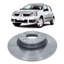 Disco De Freio Dianteiro Clio 2008 Em Diante 1.0 Logan e Sandero 2007 á 2013 Sólido Par