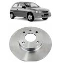 Disco De Freio Dianteiro Corsa Até 2002 Classic, Celta e Prisma Até 2012 1.0 8V Sólido Par