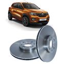Disco De Freio Dianteiro Kwid 2019 Em Diante Ventilado Par