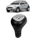 Manopla De Câmbio Ford Ka, Fiesta e Courier Com Acrílico Cinza 
