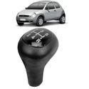 Manopla De Câmbio Ford Ka, Fiesta e Courier Com Acrílico Preto 