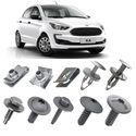 Kit de Fixação do Parachoque Dianteiro e Grade Ford Ka 2015 á 2019 C/ 53 Peças 