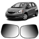 Lente do Retrovisor Honda Fit 2009 a 2014 