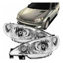 Farol Peugeot 206 Lente Lisa Foco Simples 