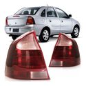 Lanterna Traseira Corsa Sedan 2008 a 2012 Ré Rosa 