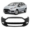 Parachoque Dianteiro New Fiesta 2014 Em Diante Sedan Preto Liso 