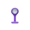 Relógio de Lapela Tipo Broche Supermedy Roxo