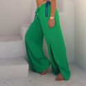 Pantalona linho verde bottega