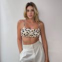 Top Angelina Faixa Animal Print 