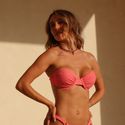 Top balconet Serena textura peach blush Trituê 